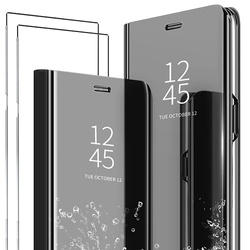 Etui do Samsung Galaxy S25 Ultra 5G CLEAR VIEW Cover Case + 2x SZKŁO HARTOWANE