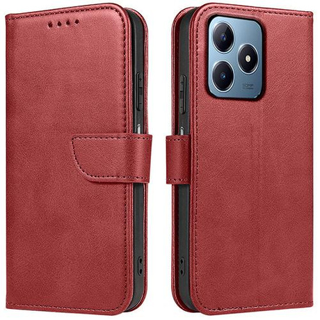 Etui do Realme Note 60 / C63 / C61 SKÓRZANE SKIN + SZKŁO HARTOWANE