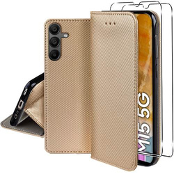 Etui do Samsung Galaxy M15 5G SMART MAGNET CASE + 2X SZKŁO HARTOWANE