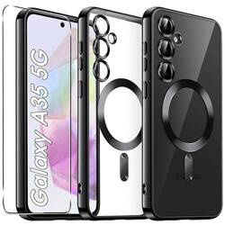 Etui do Samsung Galaxy A35 5G Silicone do Magsafe  + SZKŁO HARTOWANE