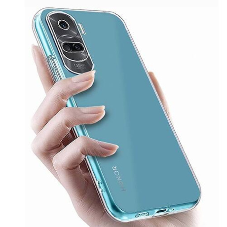 Etui do Honor 90 Lite 5G WZMACNIANE 360° CLEAR CASE + SZKŁO HARTOWANE