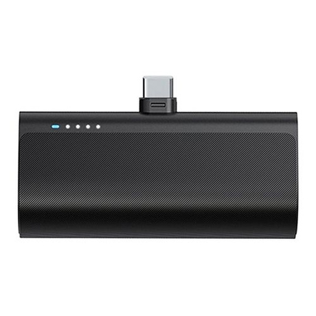 Powerbank mini USB-C 5000 mAh mały ładowarka z wbudowanym złączem Typ C