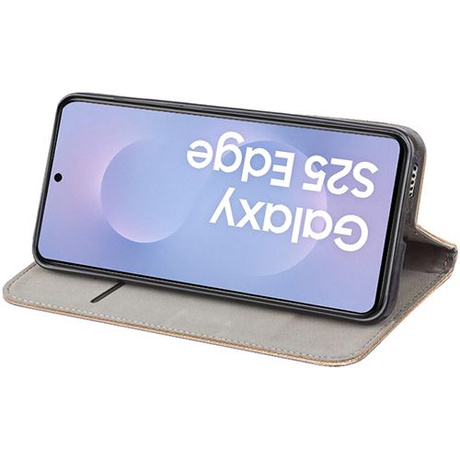 Etui do Samsung Galaxy S25 Edge SMART MAGNET CASE + 2X SZKŁO HARTOWANE