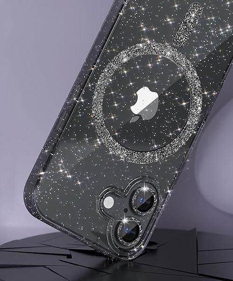 Etui do iPhone 17 do Magsafe Clear Shine  + SZKŁO HARTOWANE 5D
