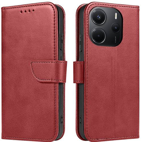 Etui do Xiaomi Redmi Note 14 5G SKÓRZANE SKIN + 2x SZKŁO HARTOWANE 9H