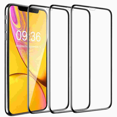 3x SZKŁO HARTOWANE 9D na cały ekran do iPhone 11 Pro