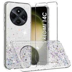 Etui do Xiaomi Redmi 14C BROKAT CASE + SZKŁO HARTOWANE