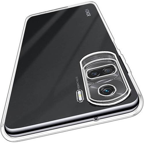 Etui do Honor 90 Lite 5G WZMACNIANE 360° CLEAR CASE + SZKŁO HARTOWANE