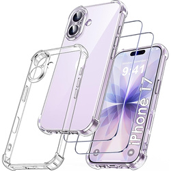Etui do iPhone 17 ANTI SHOCK CASE + 2x SZKŁO HARTOWANE