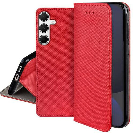 Etui do Samsung Galaxy S24 FE SMART MAGNET CASE + SZKŁO HARTOWANE