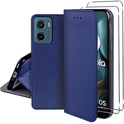 Etui do Motorola Moto G05 / E15 SMART MAGNET CASE + 2X SZKŁO HARTOWANE