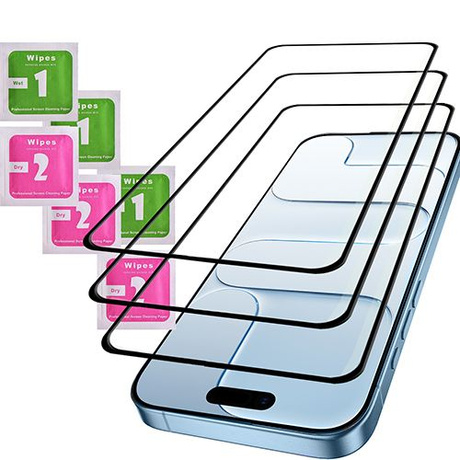 3x SZKŁO HARTOWANE 9D na cały ekran do iPhone Air