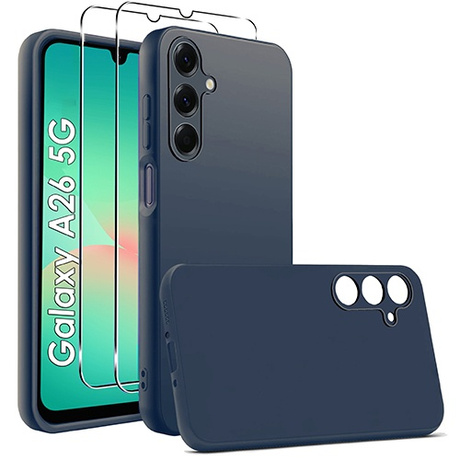 Etui SOFT MATT CASE do Samsung Galaxy A26 5G + 2X SZKŁO HARTOWANE 9H