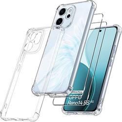 Etui do Oppo Reno 14F 5G / 14 FS 5G ANTI SHOCK CASE + 2x SZKŁO HARTOWANE