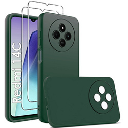 Etui SOFT MATT CASE do Xiaomi Redmi 14C + 2X SZKŁO HARTOWANE