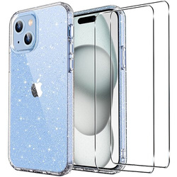 Etui do iPhone 15 BROKAT CASE + 2X SZKŁO HARTOWANE