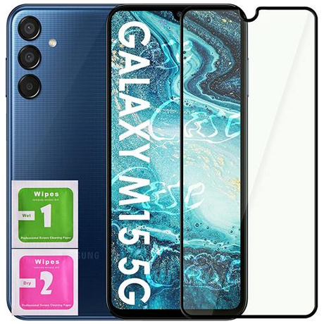 SZKŁO HARTOWANE 5D do Samsung Galaxy M15 5G szybka na cały ekran 