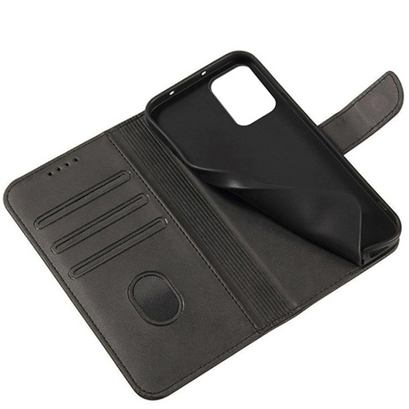 Etui do Oppo Reno 13F 5G / 13 FS 5G SKÓRZANE SKIN + 2x SZKŁO HARTOWANE 9H
