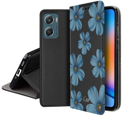 Etui SKÓRZANE do Motorola Moto G06 / G06 Power wzory PORTFEL + SZKŁO