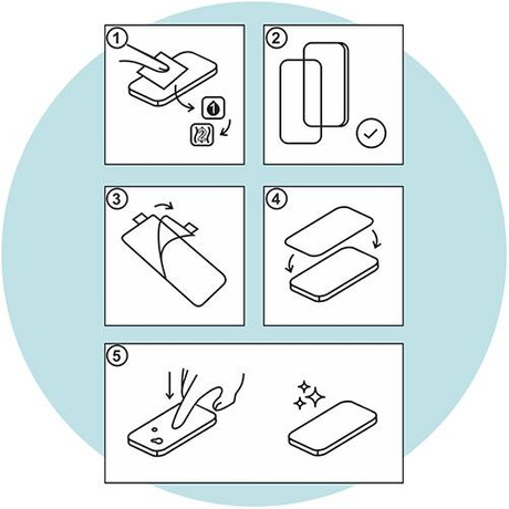 SZKŁO HARTOWANE 5D do Motorola Edge 60 szybka na cały ekran 