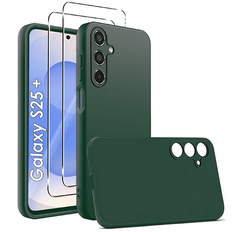 Etui SOFT MATT CASE do Samsung Galaxy S25+ Plus 5G + 2x SZKŁO HARTOWANE 9H