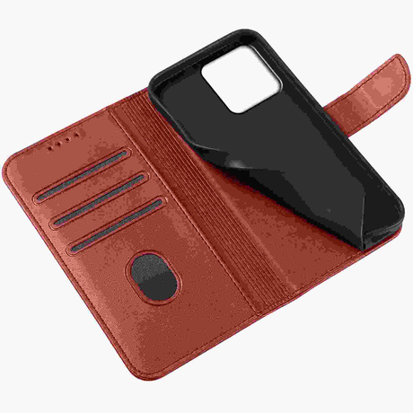 Etui do Oppo A40 | A40m Skórzane Portfel SKIN CASE + 2x SZKŁO ochronne