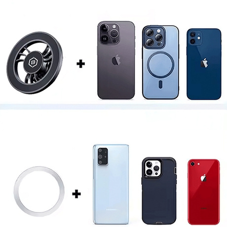 Blavec MOCNE MOCOWANIE UCHWYT SAMOCHODOWY DO MAGSAFE KRATKI AUTA NA TELEFON