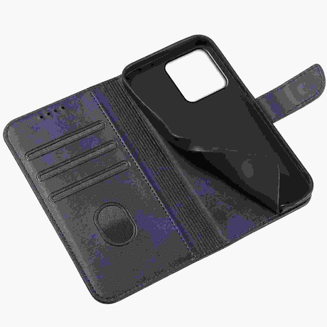 Etui do Oppo A40 | A40m Skórzane Portfel SKIN CASE + 2x SZKŁO ochronne