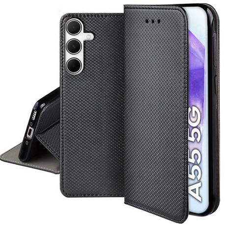 Etui do Samsung Galaxy A55 5G SMART MAGNET CASE + SZKŁO HARTOWANE