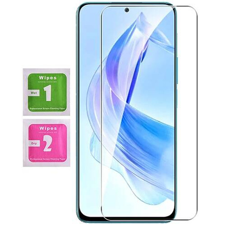 Etui do Honor 90 Lite 5G WZMACNIANE 360° CLEAR CASE + SZKŁO HARTOWANE