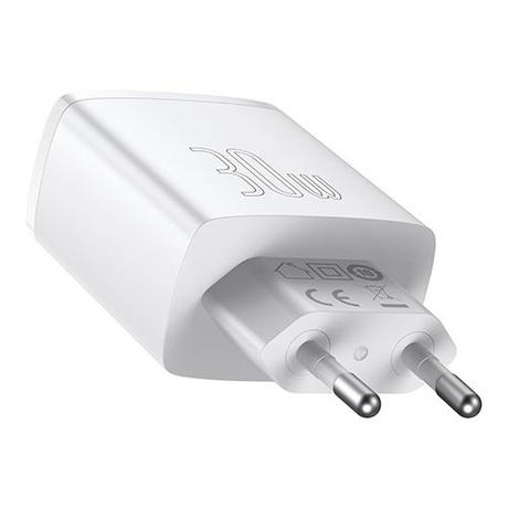 Ładowarka sieciowa Baseus 2xUSB-A USB-C QC 30W kostka do telefonu / tabletu