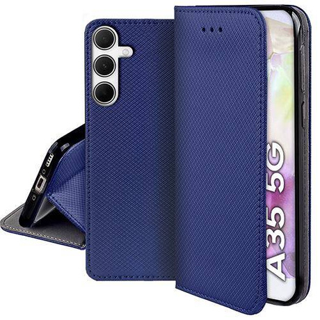 Etui do Samsung Galaxy A35 5G SMART MAGNET CASE + SZKŁO HARTOWANE