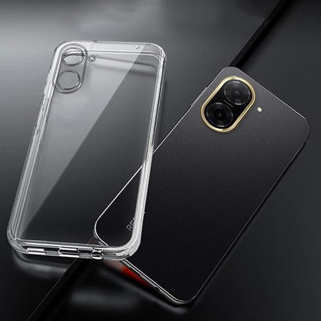 Etui do Xiaomi Redmi A5 (171.7mm) WZMACNIANE 360° CLEAR CASE + 2x SZKŁO HARTOWANE