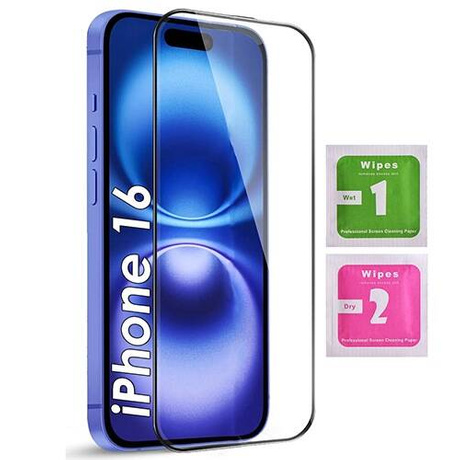 SZKŁO HARTOWANE 9D na cały ekran do iPhone 16