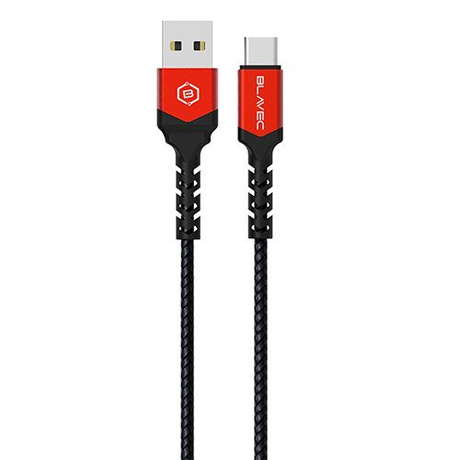 KABEL Blavec USB USB-C TYP C 60W 3A CarPlay Android Auto SZYBKI W OPLOCIE 2M