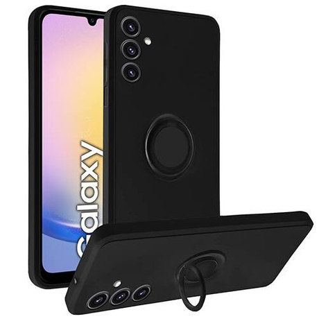 Etui do Samsung Galaxy A25 5G SILICON RING CASE + SZKŁO HARTOWANE