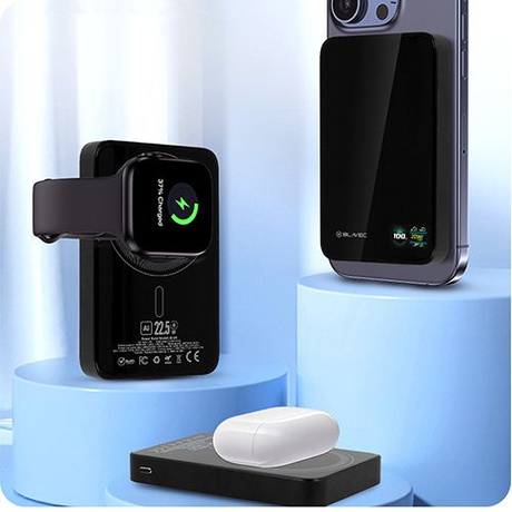 BLAVEC POWERBANK MAGNETYCZNY MAGSAFE MINI INDUKCYJNY 10000 mah DO IPHONE SAMSUNG 