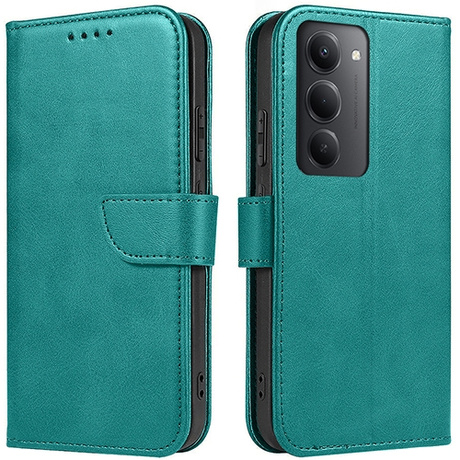 Etui do Xiaomi Redmi 15 4G / 5G SKÓRZANE SKIN + 2x SZKŁO HARTOWANE 9H