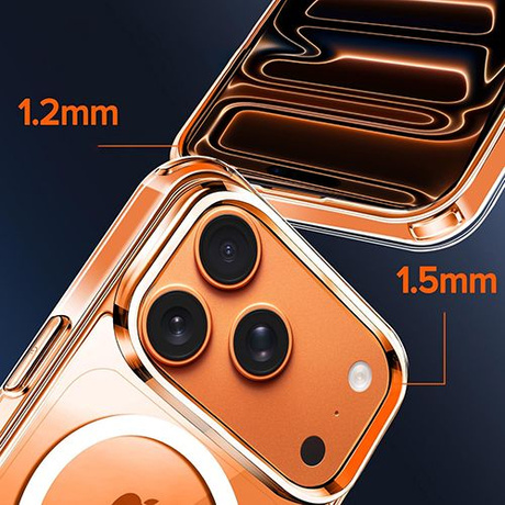 Etui do iPhone 17 Pro Max DO MAGSAFE WZMACNIANE ANTI SHOCK CLEAR CASE + 2x Szkło 9H