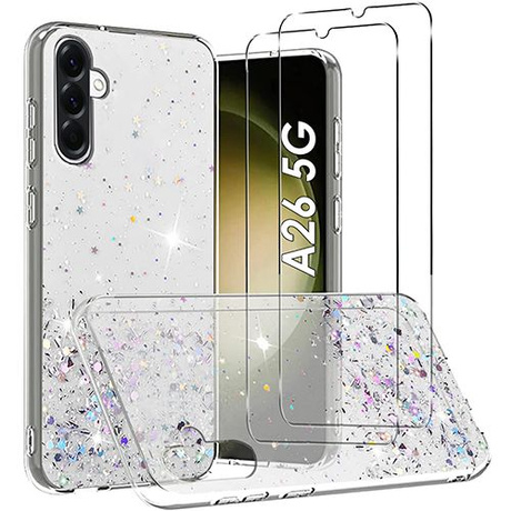 Etui do Samsung Galaxy A26 5G BROKAT CASE + 2x SZKŁO HARTOWANE