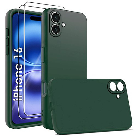 Etui SOFT CASE do iPhone 16 + 2x SZKŁO SZYBKA