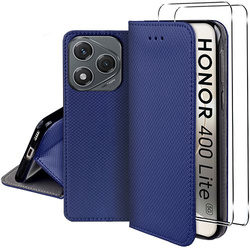 Etui do Honor 400 Lite SMART MAGNET CASE + 2X SZKŁO HARTOWANE