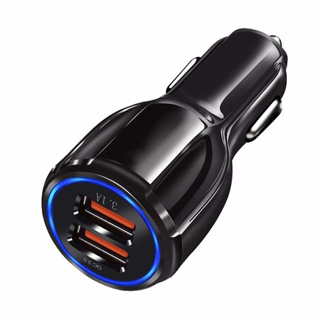 Ładowarka samochodowa 2x USB uniwersalna FAST CHARGE 3.0
