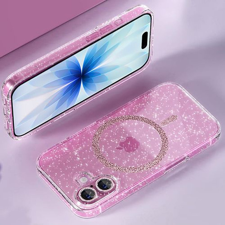 Etui do iPhone 17 do Magsafe Clear Shine  + SZKŁO HARTOWANE 5D