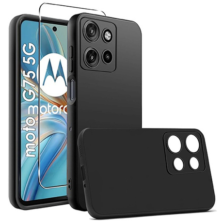 Etui SOFT MATT CASE do Motorola Moto G75 5G + SZKŁO HARTOWANE