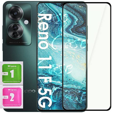 SZKŁO HARTOWANE 5D do Oppo Reno 11F 5G szybka na cały ekran 