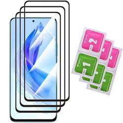 3x SZKŁO HARTOWANE 9D na cały ekran do Honor 90 Lite 5G