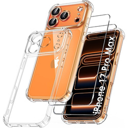 Etui do iPhone 17 Pro Max ANTI SHOCK CASE + 2x SZKŁO HARTOWANE