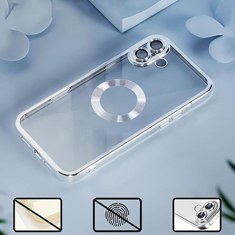 Etui do iPhone 16 Silicone Clear ochrona aparatu  + 2x SZKŁO HARTOWANE