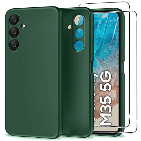 Etui SOFT MATT CASE do Samsung Galaxy M35 5G + 2X SZKŁO HARTOWANE